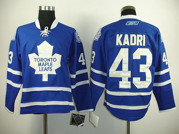 Maple Leafs #43 Nazem Kadri Stitched Blue NHL Jersey