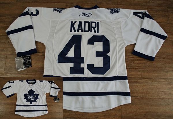 Maple Leafs #43 Nazem Kadri Stitched White Road NHL Jersey