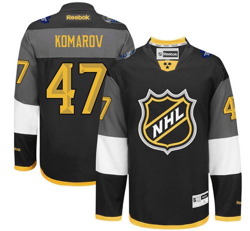 Maple Leafs #47 Leo Komarov Black 2016 All Star Stitched NHL Jersey