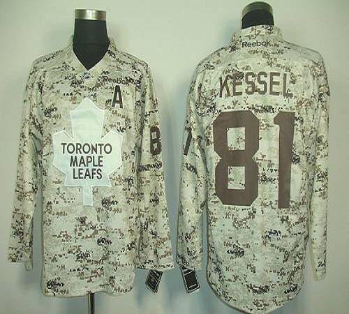 Maple Leafs #81 Phil Kessel Camouflage Stitched NHL Jersey