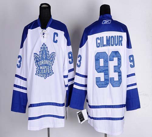 Maple Leafs #93 Doug Gilmour White Third Stitched NHL Jersey