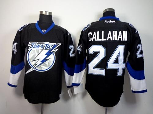 Lightning #24 Ryan Callahan Black Stitched NHL Jersey