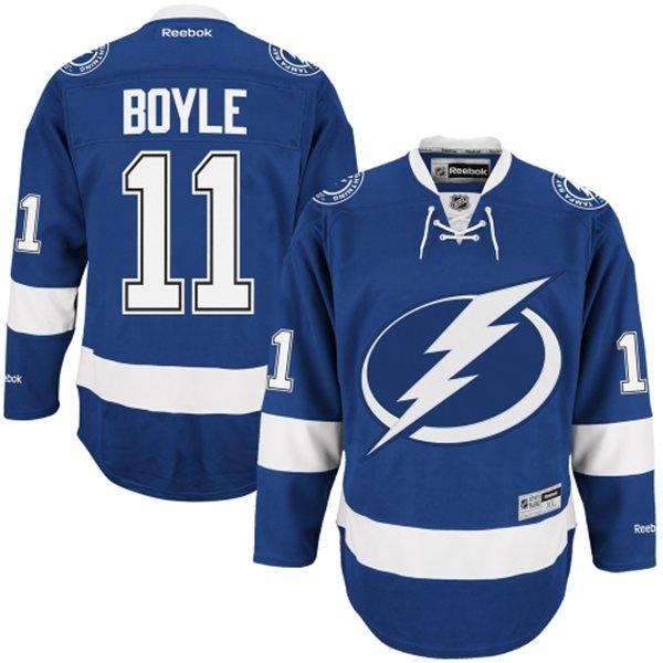 Lightning #11 Brian Boyle Blue Stitched NHL Jersey