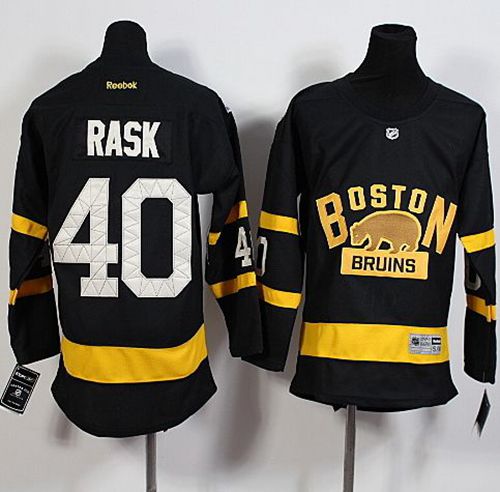 Bruins #40 Tuukka Rask Black 2016 Winter Classic Stitched Youth NHL Jersey