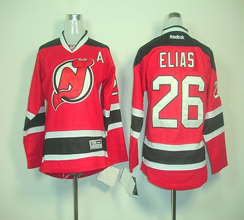 Devils #26 Patrik Elias Red Home Stitched Youth NHL Jersey