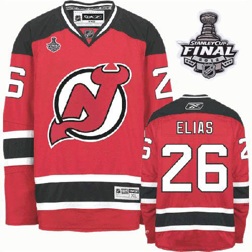 Devils #26 Patrik Elias Red Home 2012 Stanley Cup Stitched Youth NHL Jersey