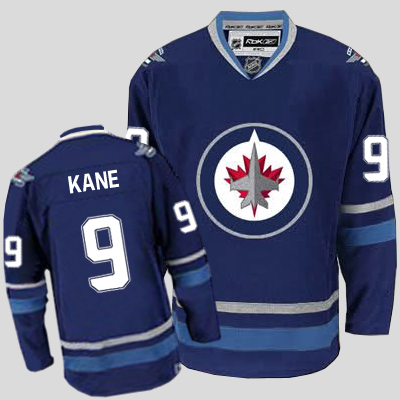 Jets #9 Evander Kane Dark Blue 2011 Style Stitched Youth NHL Jersey
