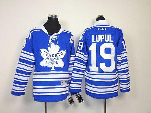 Maple Leafs #19 Joffrey Lupul Blue 2014 Winter Classic Stitched Youth NHL Jersey