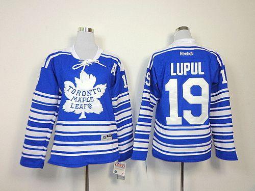Maple Leafs #19 Joffrey Lupul Blue 2014 Winter Classic Women's Stitched NHL Jersey