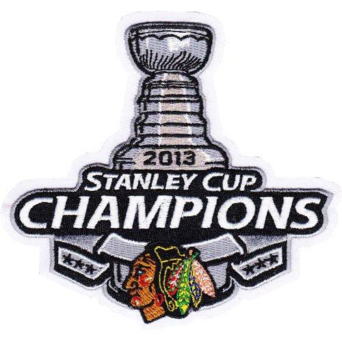 Stitched 2013 NHL Stanley Cup Final Champions Chicago Blackhawks Jersey Patch