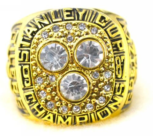 NHL Edmonton Oilers World Champions Gold Ring_1