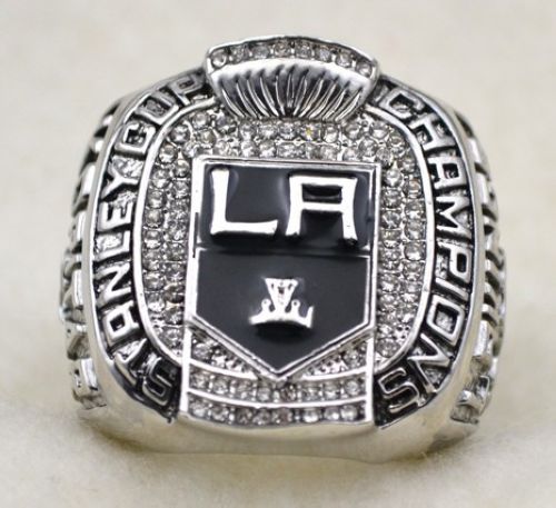NHL Los Angeles Kings World Champions Silver Ring