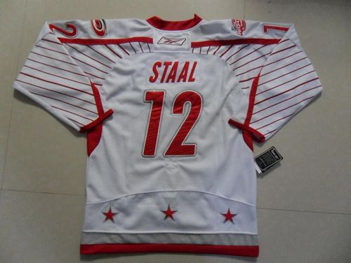 Hurricanes #12 Eric Staal 2011 All Star Stitched White NHL Jersey