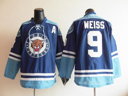 Panthers #9 Stephen Weiss Blue Third Stitched NHL Jersey