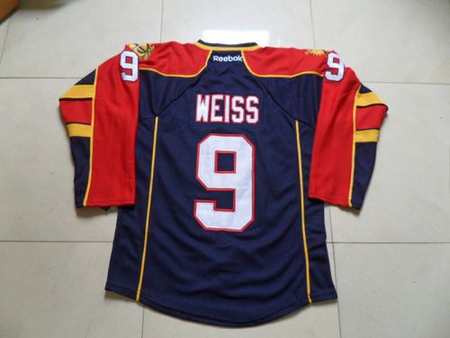 Panthers #9 Stephen Weiss Big & Tall Home Navy Blue Stitched NHL Jersey