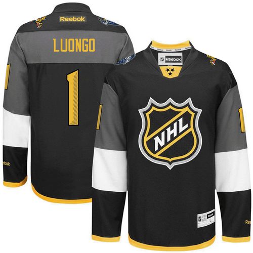 Panthers #1 Roberto Luongo Black 2016 All Star Stitched NHL Jersey