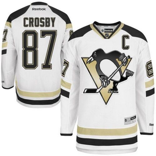 Penguins #87 Sidney Crosby White 2014 Stadium Series Stitched NHL Jersey