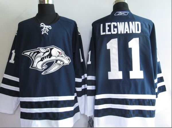 Predators #11 David Legwand Stitched Blue Third NHL Jersey