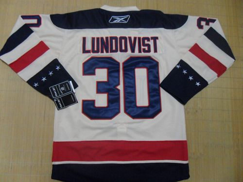 Rangers #30 Henrik Lundqvist White Stitched 2012 Winter Classic NHL Jersey