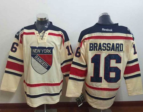 Rangers #16 Derick Brassard Cream 2012 Winter Classic Stitched NHL Jersey