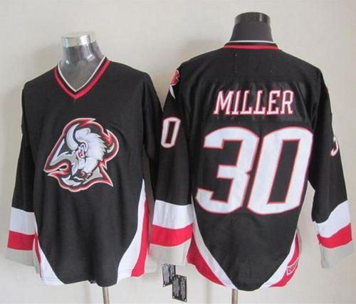 Sabres #30 Ryan Miller Black CCM Throwback Stitched NHL Jersey