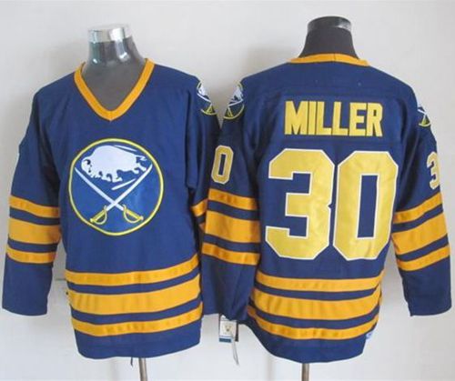Sabres #30 Ryan Miller Navy Blue CCM Throwback Stitched NHL Jersey
