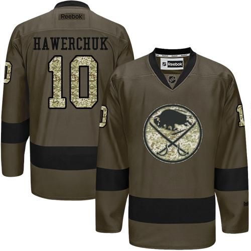 Sabres #10 Dale Hawerchuk Green Salute to Service Stitched NHL Jersey