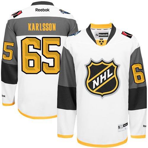 Senators #65 Erik Karlsson White 2016 All Star Stitched NHL Jersey