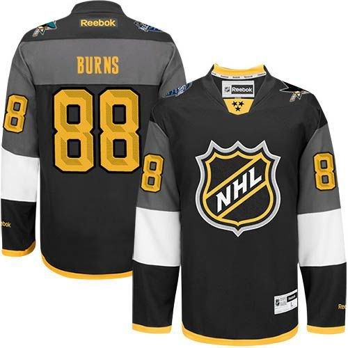Sharks #88 Brent Burns Black 2016 All Star Stitched NHL Jersey