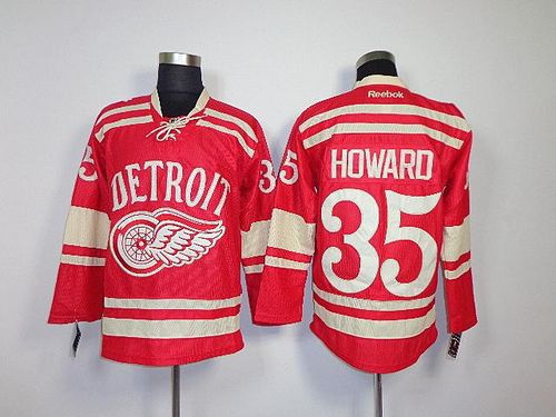 Red Wings #35 Hdward Red 2014 Winter Classic Stitched NHL Jersey