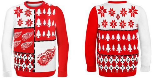 Detroit Red Wings Men's NHL Ugly Sweater 1