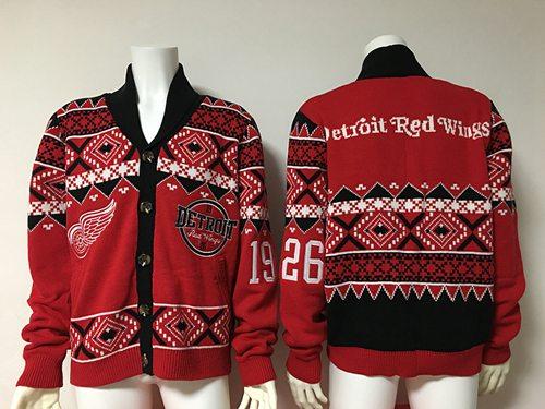 Detroit Red Wings Men's NHL Ugly Sweater Red