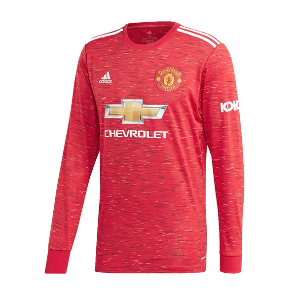 20 21 Manchester United Home Long Sleeve Jersey