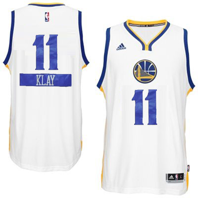 2014 15 Christmas Day jersey Golden State Warriors 11 thompson  White Swingman Home Jersey