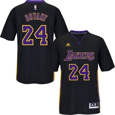 2014 15 Los Angeles Lakers 24 Kobe Bryant  Black Pride Swingman Jersey