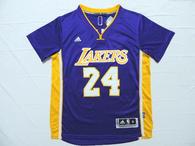 2014 15 Los Angeles Lakers 24 Kobe Bryant  purple Pride Swingman Jerseys