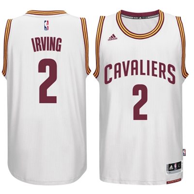 2014 2015  NBA Cleveland Cavaliers 2 Kyrie Irving New Revolution 30 Swingman White Jersey