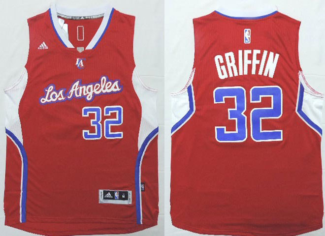 2014 2015  NBA Los Angeles Clippers 32 Blake Griffin New Revolution 30 Swingman Red Jersey