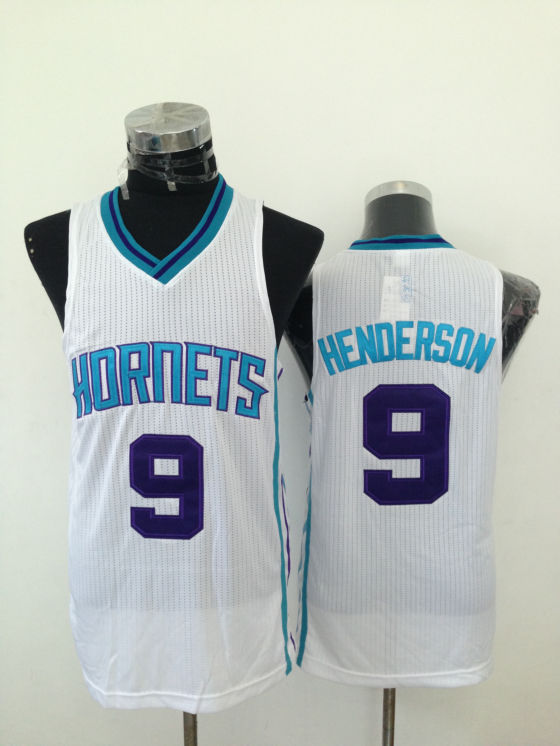 2014 NBA Charlotte Hornets 9 Gerald Henderson Authentic White Jersey