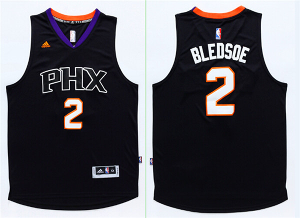 2015   2016  NBA Phoenix Suns 2 Eric Bledsoe New Revolution 30 Swingman Black Jersey