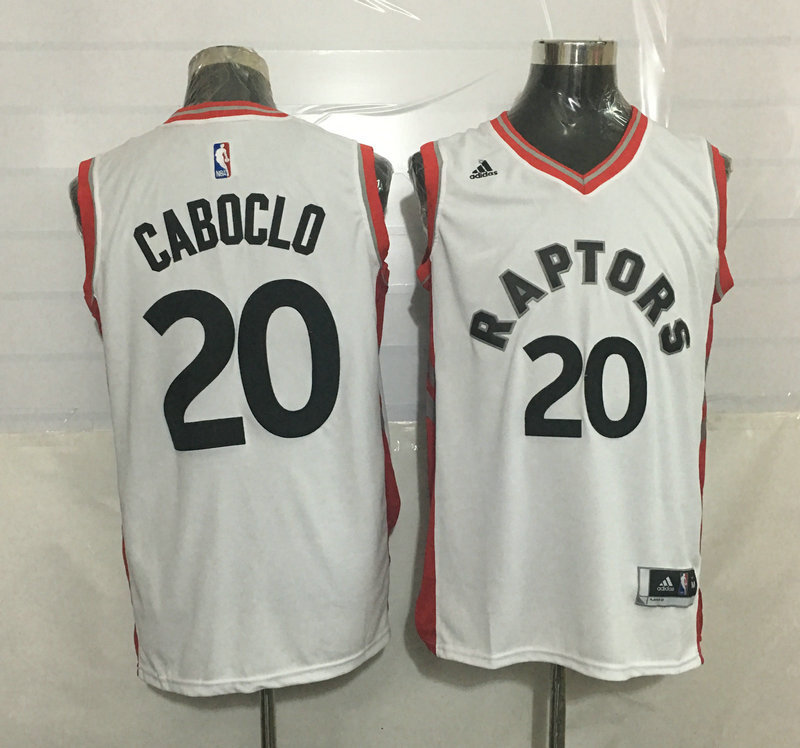 2015   2016  NBA Toronto Raptors 20 Bruno Caboclo New Revolution 30 Swingman White Jersey