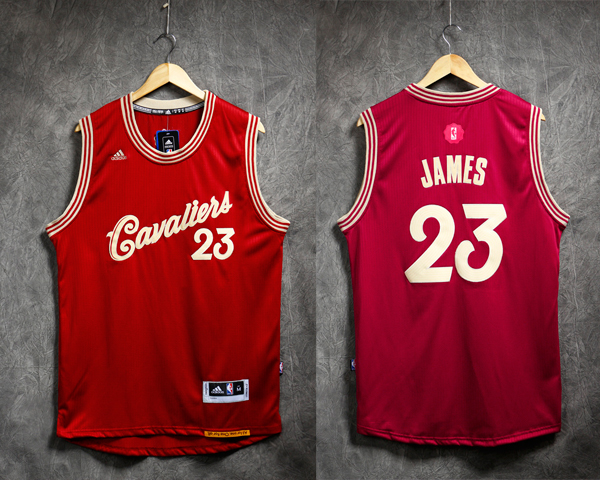 2015   2016 NBA Christmas Day jersey Cleveland Cavaliers 23 Lebron James New Revolution 30 Swingman Red Jersey