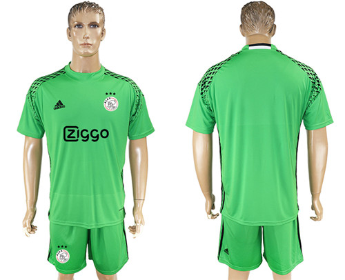 2017 18 AFC Ajax Green Goalkeeper Soccer Jersey