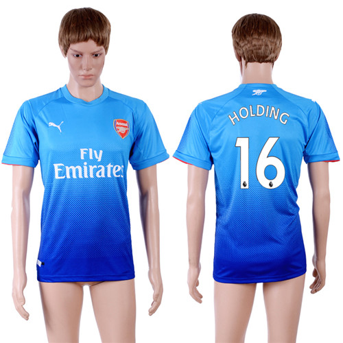 2017 18 Arsenal 16 HOLDING Away Thailand Soccer Jersey