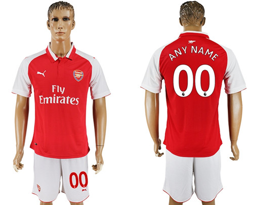 2017 18 Arsenal Home Customized Soccer Jersey