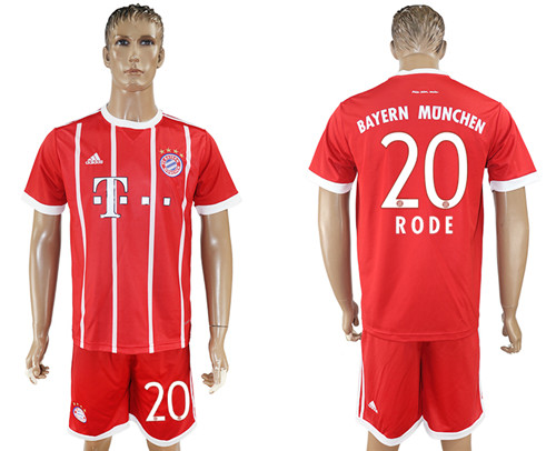 2017 18 Bayern Munich 20 RODE Home Soccer Jersey