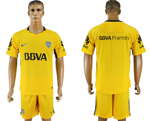 2017 18 Boca Juniors Away Soccer Jersey