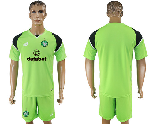 2017 18 Celtic FC Green Goalkeeper Soccer Jersey