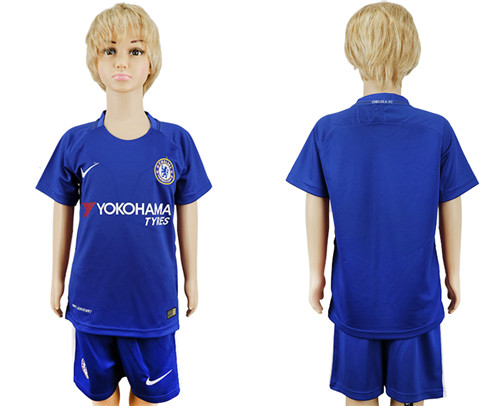 2017 18 Chelsea Home Youth Soccer Jersey