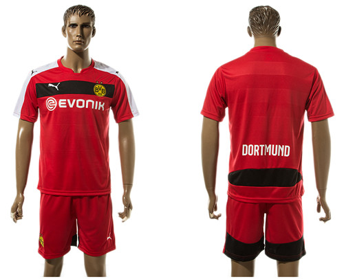 2017 18 Dortmund Red Goalkeeper Soccer Jersey
